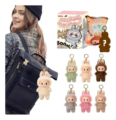 Labubu Pelúcia Chaveiro Pop Surpresa Monstros Colecionável
